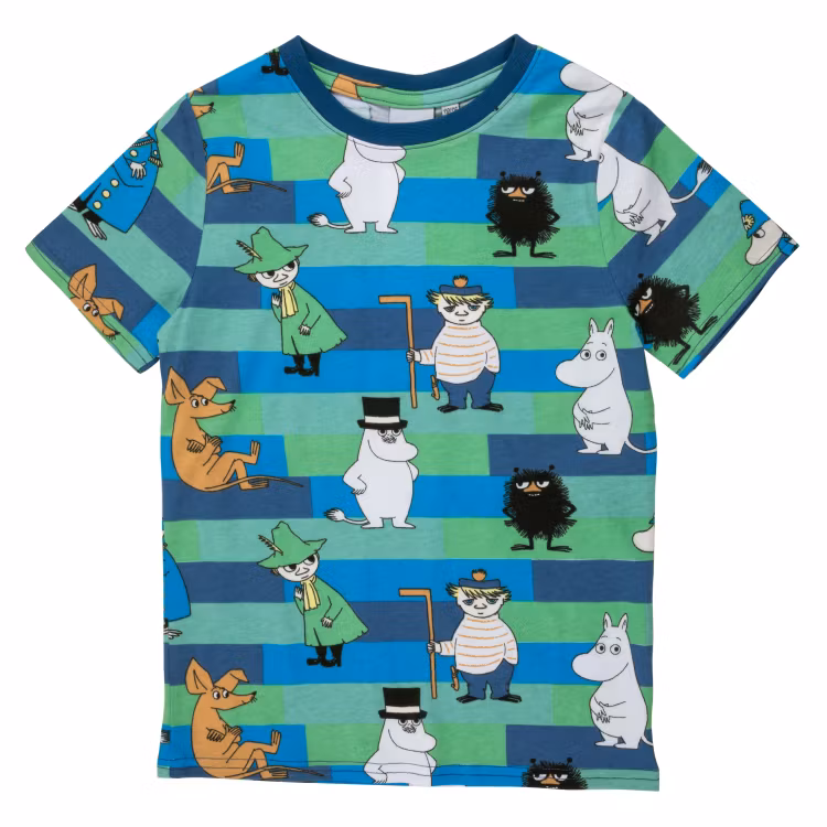 Mumin Fluga shortspyjamas grön