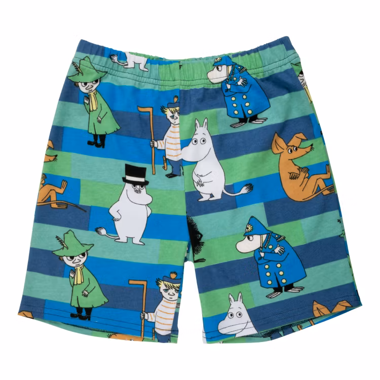 Mumin Fluga shortspyjamas grön