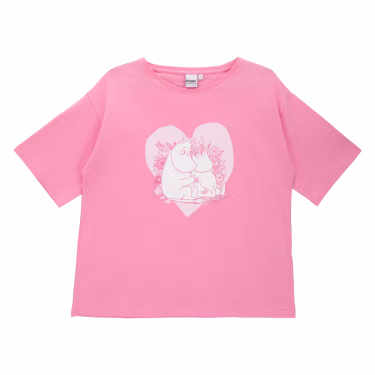 Mumin Älskad shortspyjamas dam rosa