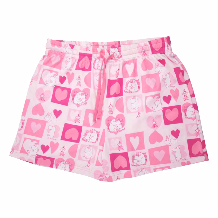 Mumin Älskad shortspyjamas dam rosa