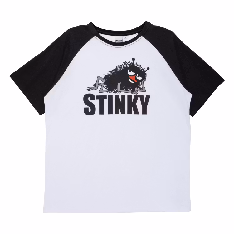 Mumin Stinky shortspyjamas sv/vit