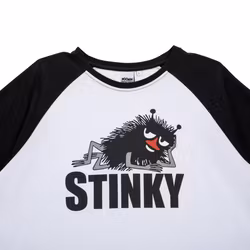 Mumin Stinky shortspyjamas sv/vit
