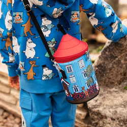 Mumin Axelväska Muminhuset blå