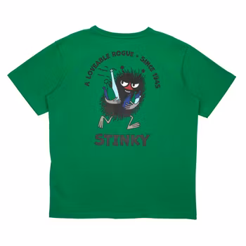 Mumin Stinky t-shirt Rogue grön