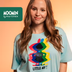 Mumin Lilla My t-shirt mintgrön