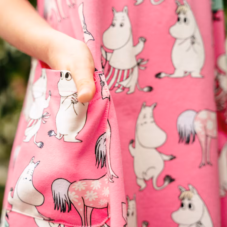 Mumin Tjejgäng klänning anilin