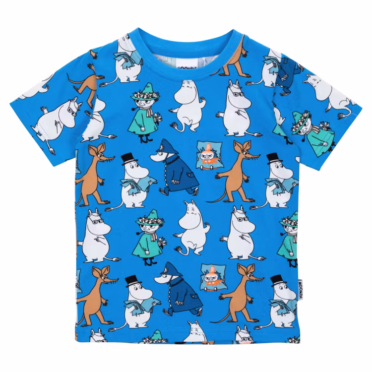 Mumin Pojkgäng t-shirt blå