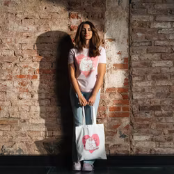 Mumin Ekoväska Älskad vit