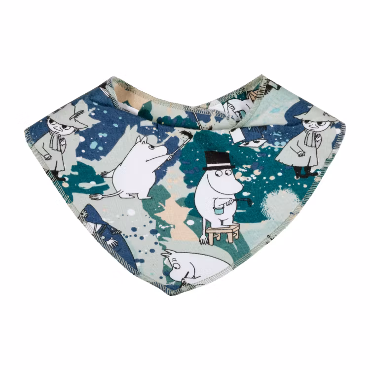 Mumin Vattenfärger dregglis grön One size