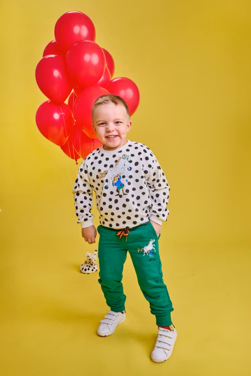 Pippi Starka collegebyxa grön