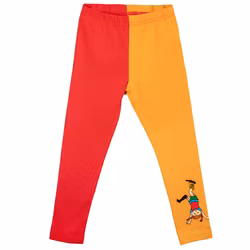Pippi leggings röd/orange