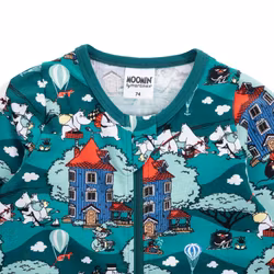 Mumin Gård pyjamas teal