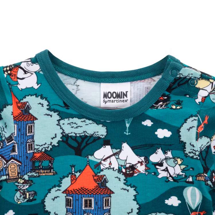 Mumin Gård body teal