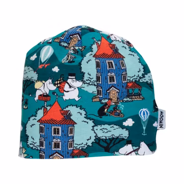 Mumin Gård mössa teal