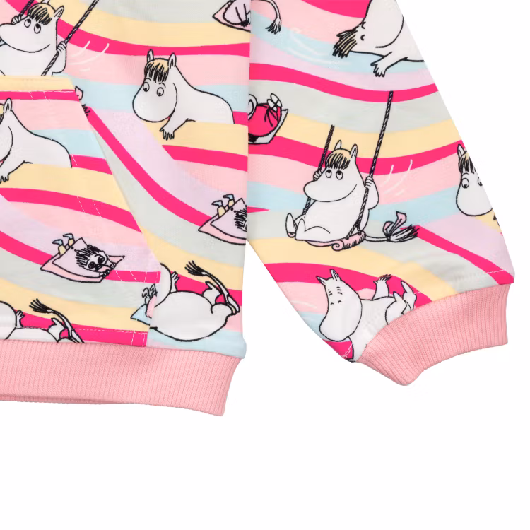 Mumin Kana Huvtröja rosa
