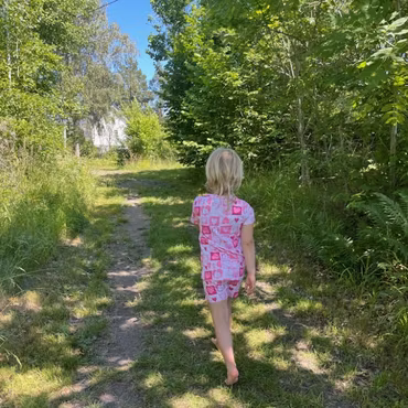 Mumin Älskad shortspyjamas rosa