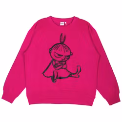 Mumin Manna Collegetröja fuchsia