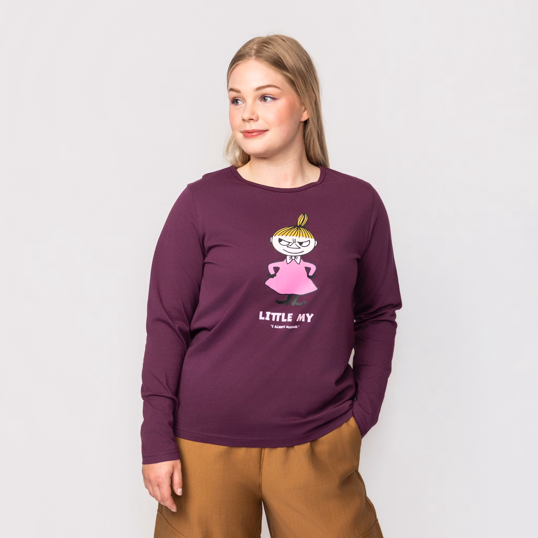 Mumin Elena tröja Manage plommon