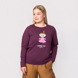 Mumin Elena tröja Manage plommon