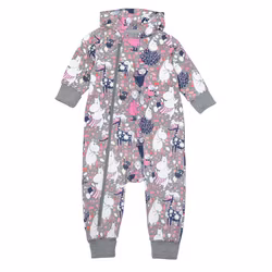 Mumin Flinga overall baby mörkgrå