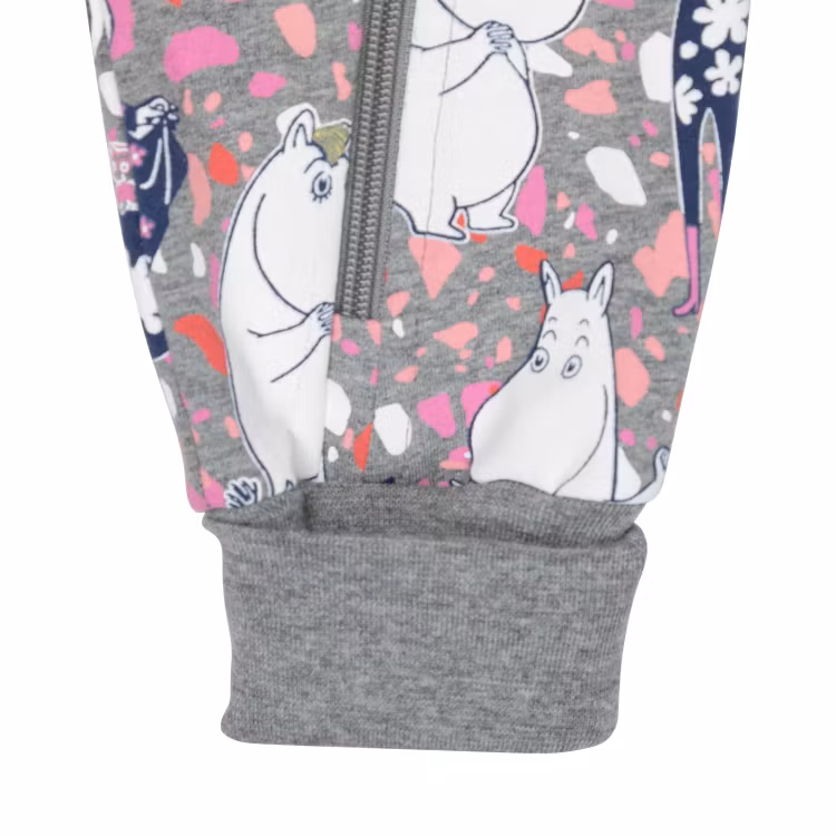 Mumin Flinga overall baby mörkgrå
