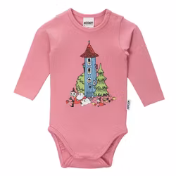 Mumin Muminhuset body rosa