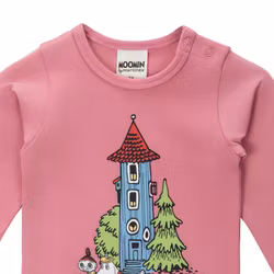 Mumin Muminhuset body rosa