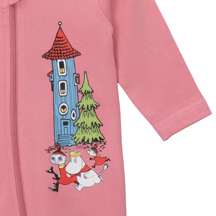 Mumin Muminhuset pyjamas rosa