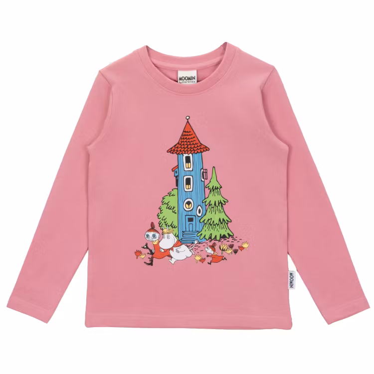 Mumin Muminhuset tröja rosa