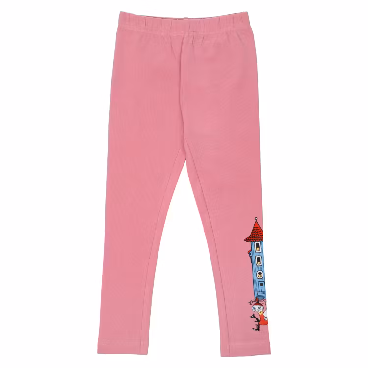 Mumin Muminhuset leggings rosa