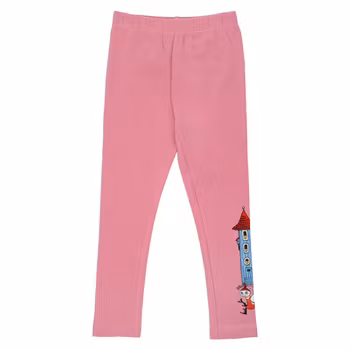 Mumin Muminhuset leggings rosa