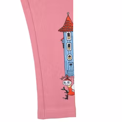 Mumin Muminhuset leggings rosa