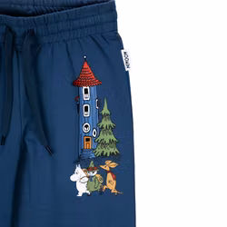 Mumin Muminhuset collegebyxa mörkblå