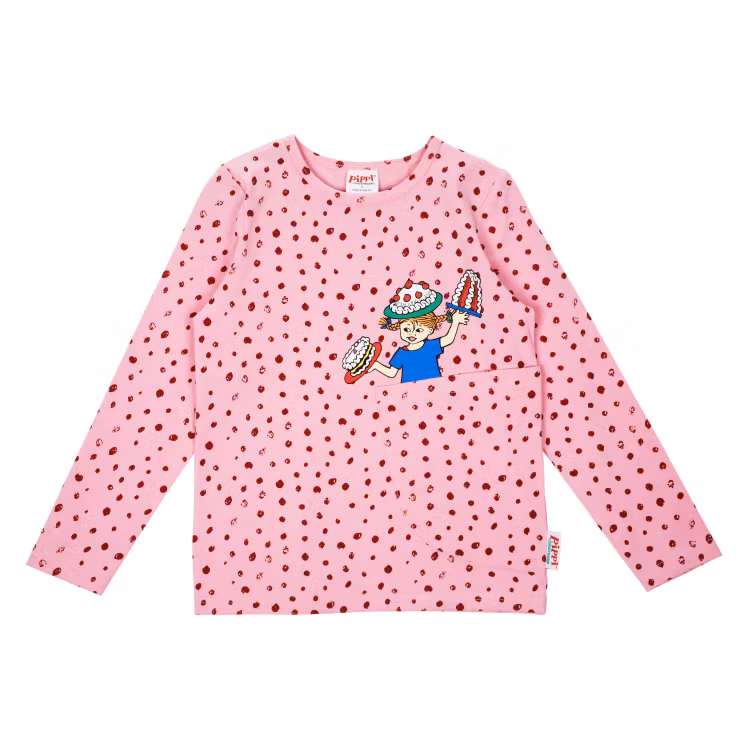 Pippi Prick tröja rosa
