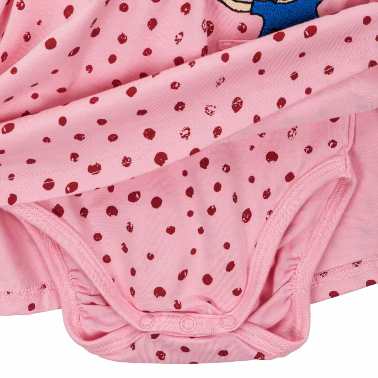 Pippi Prick bodyklänning rosa