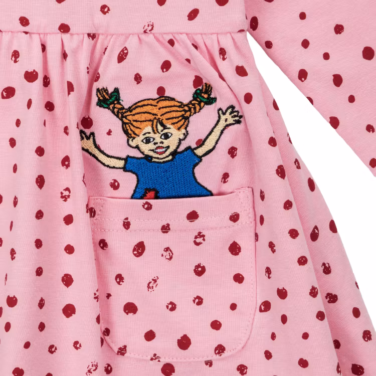 Pippi Prick bodyklänning rosa