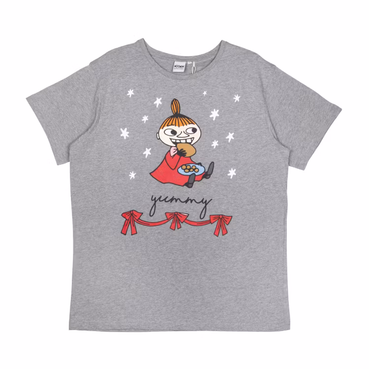 Mumin Alvi t-shirt Yummy mörkgrå