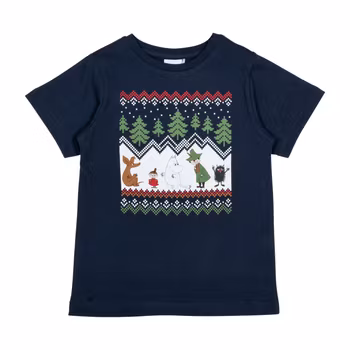 Mumin Bergstrakt t-shirt mörkblå