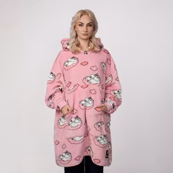 Mumin Viima jättehoodie Tupplur rosa Onesize
