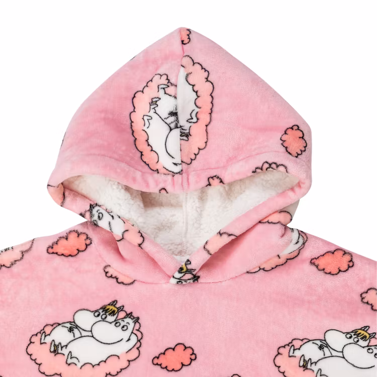 Mumin Viima jättehoodie Tupplur rosa Onesize