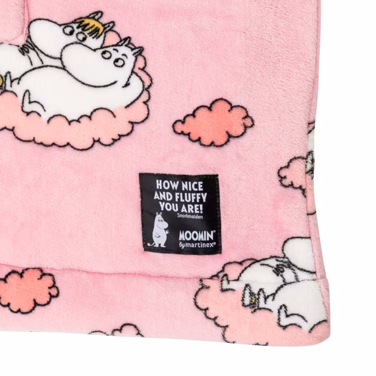 Mumin Viima jättehoodie Tupplur rosa Onesize