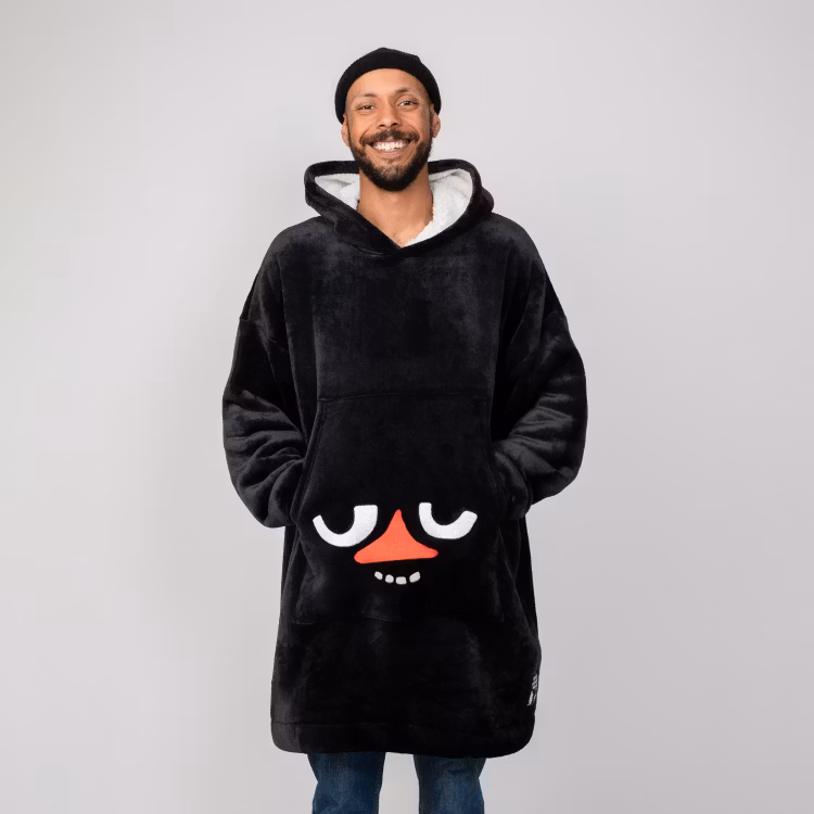 Mumin Viima jättehoodie Stinky svart Onesize
