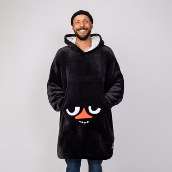Mumin Viima jättehoodie Stinky svart Onesize