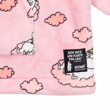 Mumin jättehoodie Tupplur rosa Onesize barn