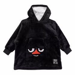Mumin jättehoodie Stinky svart Onesize barn