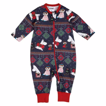 Mumin Ornament pyjamas mblå - Stl. 80/86cl