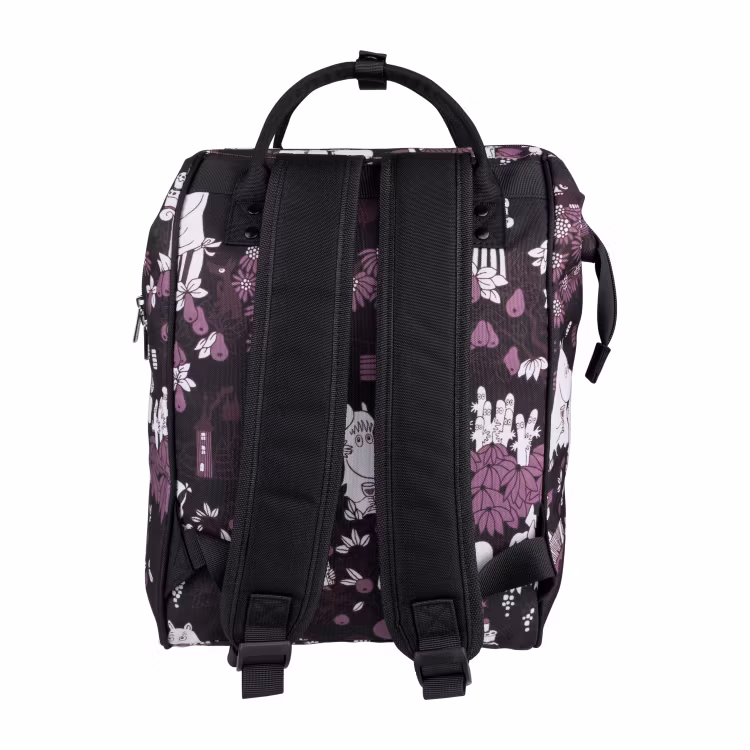 Mumin Samu ryggsäck Skördefest svart/plommon