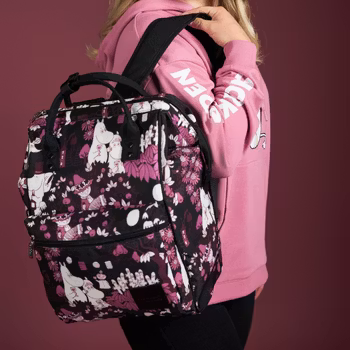 Mumin Samu ryggsäck Skördefest svart/plommon