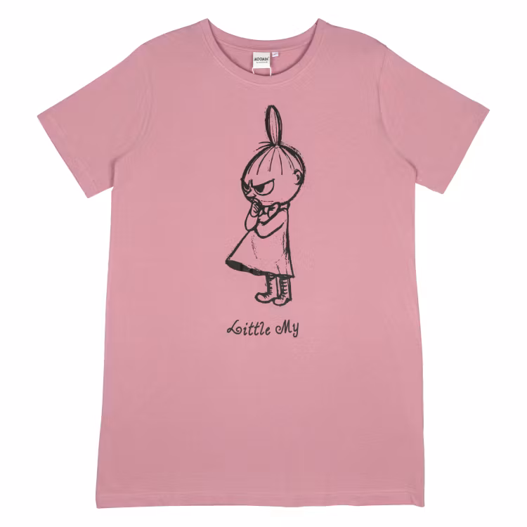 Mumin Iina nattlinne Little My dam rosa