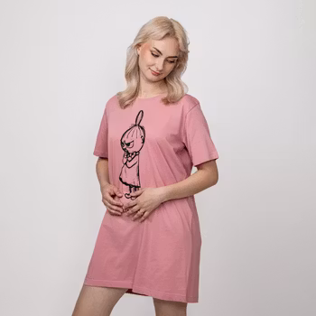 Mumin Iina nattlinne Little My dam rosa